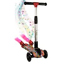 Airel Scooter para Niños | Patinete 3 Ruedas | Scooter para Niños | Patinete con Luces | Scooter para Niños con Música y…